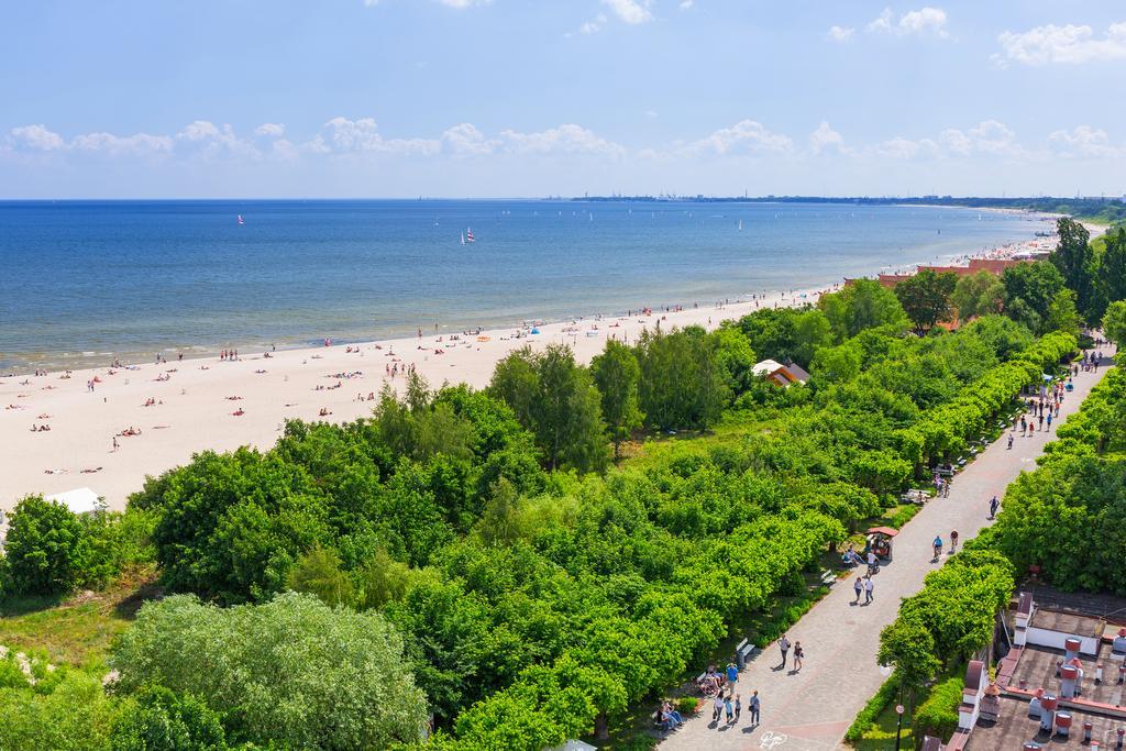 Bursztynowa - Apartamenty Przy Plazy Гданьск Экстерьер фото